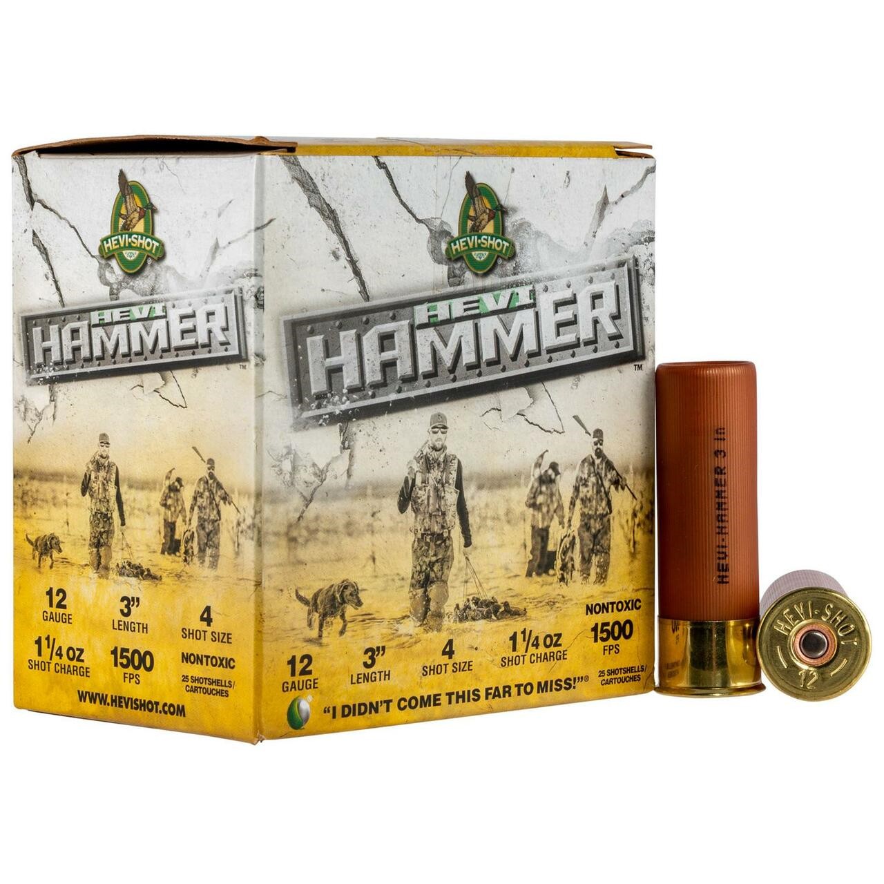 HS HMR 12GA #4 1-1/4oz 3'' 25 - Win Repeating Arms Promotion